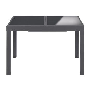 LIVARNO home Alu-Gartentisch »Houston / Toronto«, ausziehbar, grau - B-Ware neuwertig