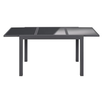 LIVARNO home Alu-Gartentisch »Houston / Toronto«, ausziehbar, grau - B-Ware neuwertig