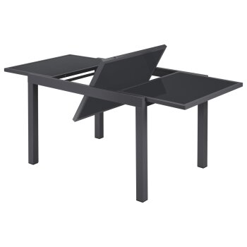 LIVARNO home Alu-Gartentisch »Houston / Toronto«, ausziehbar, grau - B-Ware neuwertig