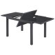 LIVARNO home Alu-Gartentisch »Houston / Toronto«, ausziehbar, grau - B-Ware neuwertig