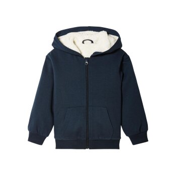 lupilu® Kinder Sweatjacke, mit Teddyfutter (navy, 110/116) - B-Ware neuwertig
