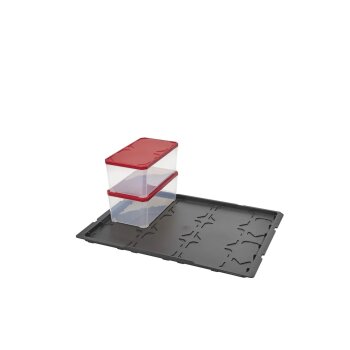 PARKSIDE® Kleinteilebox L, 2er-Set, mit separatem Deckel - B-Ware sehr gut
