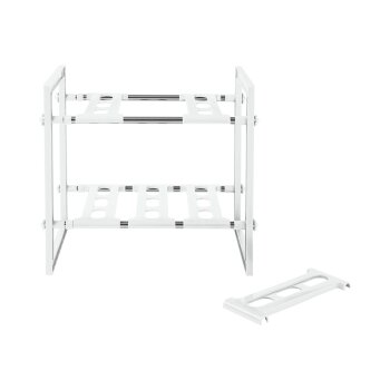 LIVARNO home Unterschrank-Regal, für zusätzlichen Stauraum (Weiß) - B-Ware sehr gut