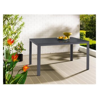 LIVARNO® Alu-Gartentisch »Houston / Toronto«, 140 x 92 x 74 cm - B-Ware neuwertig