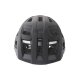 CRIVIT MTB-Fahrradhelm, mit abnehmbarem Offroad-Visier (schwarz/orange, Gr. S/M) - B-Ware Transportschaden Kosmetisch