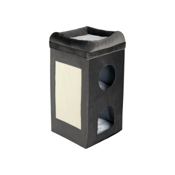 zoofari® Kratztonne mit Kissen, 39 x 77 x 39 cm -...