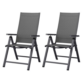 LIVARNO® Alu-Hochlehner »Houston«, 2 Stück - B-Ware neuwertig
