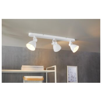 LIVARNO home LED-Deckenleuchte, mit schwenkbaren Spots (Deckenschienenleuchte, weiß) - B-Ware sehr gut