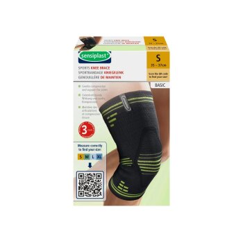 sensiplast® Sportbandage Kniegelenk, beidseitige und einfache Anwendung (S) - B-Ware neuwertig