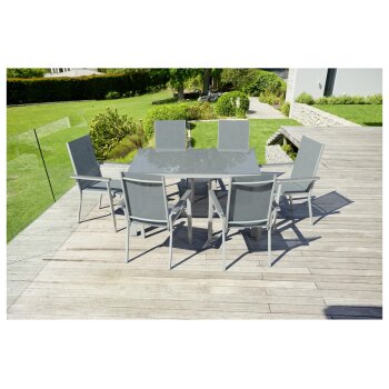 LIVARNO home Alu-Gartentisch »Houston« weiß, 140 x 92 x 74 cm - B-Ware neuwertig