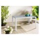 LIVARNO home Alu-Gartentisch »Houston« weiß, 140 x 92 x 74 cm - B-Ware neuwertig