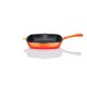 LIVARNO home Gusseisen-Grillpfanne, mit beidseitigem Ausgießer (orange) - B-Ware sehr gut