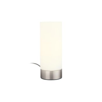 LIVARNO home LED-Tischleuchte mit Touch-Funktion, warmweiß ((Höhe 255mm) Glas weiß) - B-Ware neuwertig