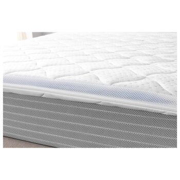 LIVARNO home Gelschaum-Matratzentopper, 140 x 200 cm - B-Ware Transportschaden Kosmetisch