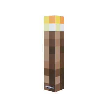 Minecraft LED Tischlampe / Fackel, mit Wandhalterung -...
