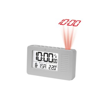 AURIOL® Digitaler Funk-Projektionswecker (Weiß) - B-Ware neuwertig