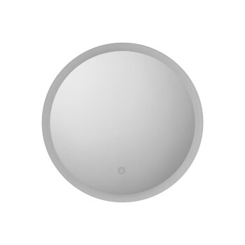 LIVARNO home LED-Badspiegel, stufenloser Touchdimmer (Rund) - B-Ware gut