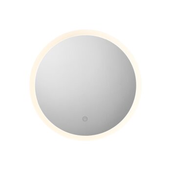 LIVARNO home LED-Badspiegel, stufenloser Touchdimmer (Rund) - B-Ware gut