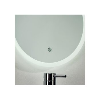 LIVARNO home LED-Badspiegel, stufenloser Touchdimmer (Rund) - B-Ware gut