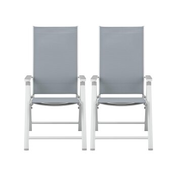 LIVARNO home Alu-Klappsessel »Houston« weiß, 2 Stück - B-Ware neuwertig