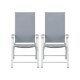 LIVARNO home Alu-Klappsessel Houston, 2er Set, weiß - B-Ware neuwertig