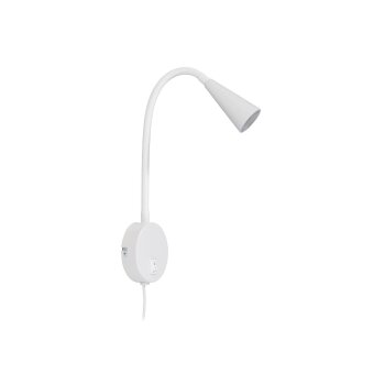 LIVARNO home LED-Wandleuchte »FREYA«, mit flexiblem Metallhals (weiß) - B-Ware neuwertig