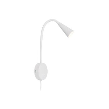 LIVARNO home LED-Wandleuchte »FREYA«, mit flexiblem Metallhals (weiß) - B-Ware neuwertig