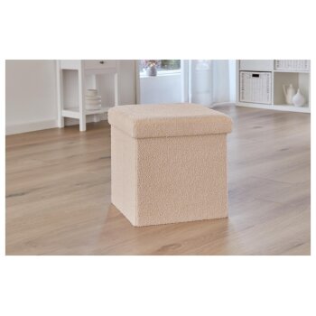 LIVARNO home Sitzhocker, mit Stauraum (Beige) - B-Ware neuwertig