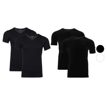 Herren Unterhemd-T-Shirt, 2 Stück, hoher...