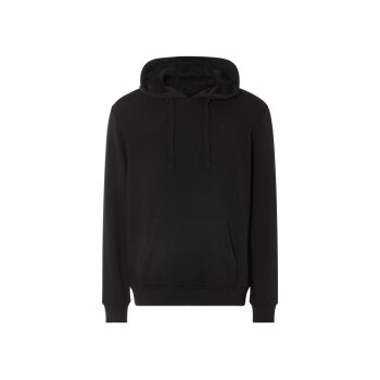 LIVERGY® Herren Sweathoodie mit Teddyfutter (schwarz, L (52/54)) - B-Ware neuwertig