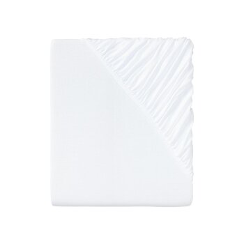 LIVARNO home Spannbettlaken Jersey 140-160 (weiß) -...