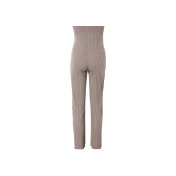 esmara® Damen Umstands-Strickhose, mit weichem, elastischem Bund (braun, L(44/46)) - B-Ware neuwertig