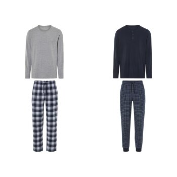Herren Pyjama, mit Baumwolle - B-Ware