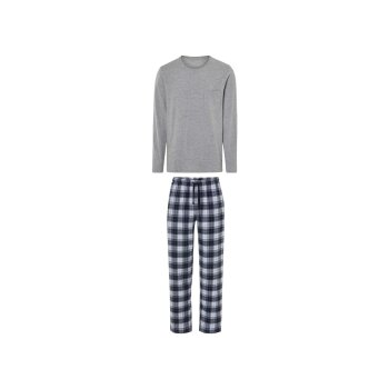 Herren Pyjama, mit Baumwolle - B-Ware