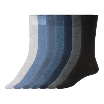 Herren Socken, 7 Paar, mit Bio-Baumwolle - B-Ware
