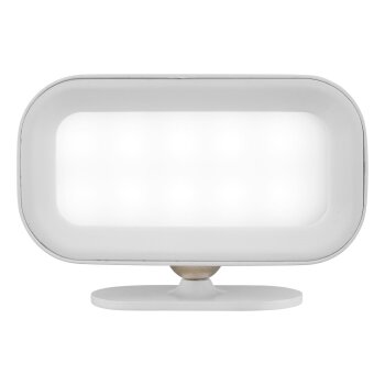 LIVARNO home Akku-LED-Wandleuchte, 3-stufig einstellbare Helligkeit (Oval, weiß) - B-Ware sehr gut