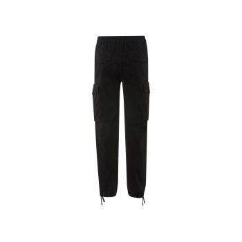LIVERGY® Herren Cargohose mit Gummizugbund (schwarz, L (52/54)) - B-Ware neuwertig
