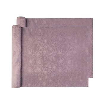 LIVARNO home Tischdecke/Tischläufer-Set, mit Glitzereffekt (Tischläufer rosa) - B-Ware neuwertig