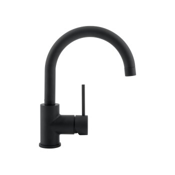 LIVARNO home Einhebel-Waschtischarmatur, mit schwenkbarem Auslauf (Schwarz) - B-Ware sehr gut