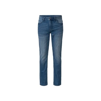 LIVERGY® Herren Jeans, Slim Fit, hoher Baumwollanteil (blau, 50 (34/32)) - B-Ware neuwertig
