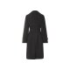 esmara® Damen Trenchcoat mit Gehschlitz hinten (schwarz, L (44/46)) - B-Ware neuwertig