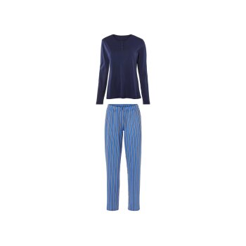 Damen Pyjama, aus reiner Bio-Baumwolle, lang - B-Ware