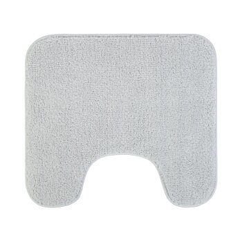 LIVARNO home Badezimmergarnitur-Set, 2-teilig (Teppich/ mit WC-Ausschnitt, grau) - B-Ware neuwertig