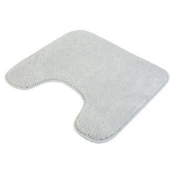 LIVARNO home Badezimmergarnitur-Set, 2-teilig (Teppich/ mit WC-Ausschnitt, grau) - B-Ware neuwertig