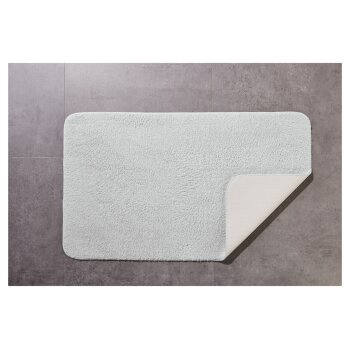 LIVARNO home Badezimmergarnitur-Set, 2-teilig (Teppich/ mit WC-Ausschnitt, grau) - B-Ware neuwertig