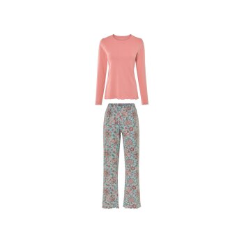 Damen Pyjama, lang, aus reiner Baumwolle - B-Ware