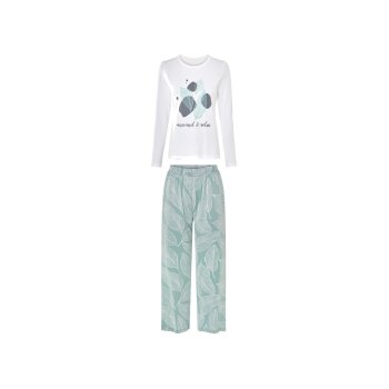 Damen Pyjama, lang, aus reiner Baumwolle - B-Ware