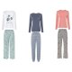 Damen Pyjama, lang, aus reiner Baumwolle - B-Ware