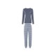 Damen Pyjama, lang, aus reiner Baumwolle - B-Ware