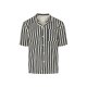 LIVERGY® Herren Hemd, leger geschnitten (marine/creme, L (41/42)) - B-Ware neuwertig